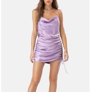 Adika Lilac Mini Dress